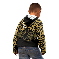 Matariki New Zealand Kid Hoodie Maori New Year Gold LT6 - Wonder Print Shop