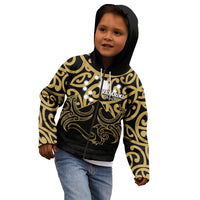 Matariki New Zealand Kid Hoodie Maori New Year Gold LT6 - Wonder Print Shop