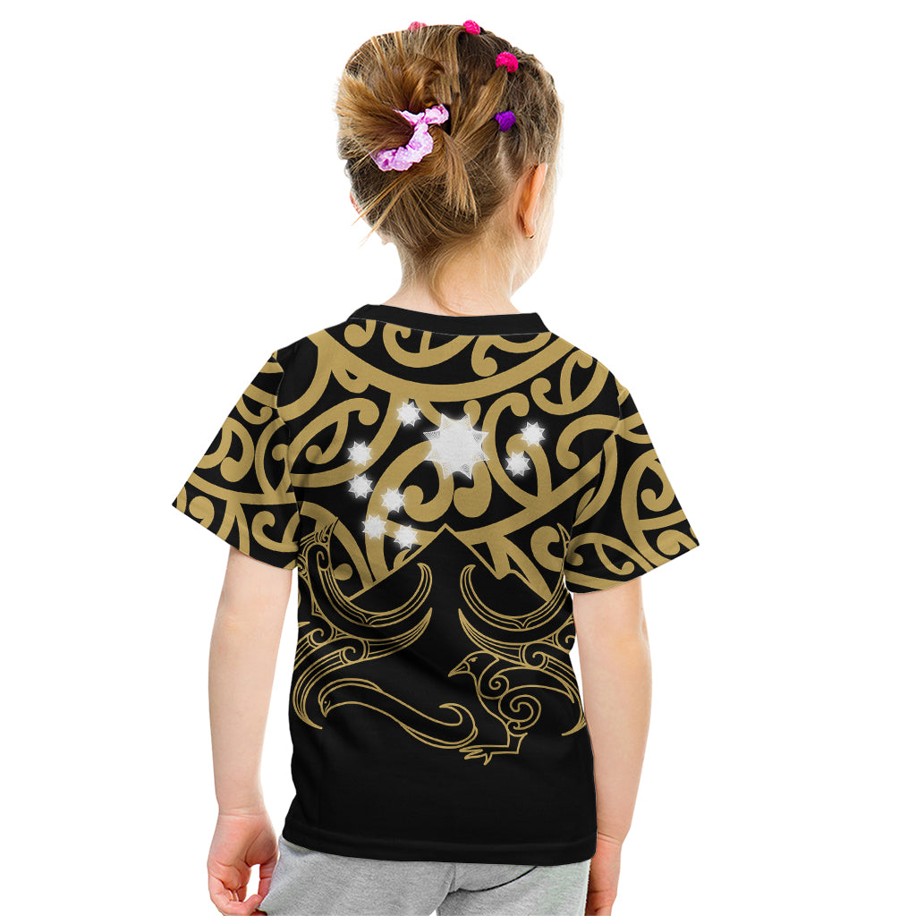 Matariki New Zealand Kid T Shirt Maori New Year Gold LT6 - Wonder Print Shop
