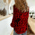 New Zealand Women Casual Shirt Maori Pattern Red LT6 - Wonder Print Shop