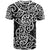 New Zealand T Shirt Maori Pattern White LT6 - Wonder Print Shop