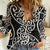 New Zealand Women Casual Shirt Maori Pattern White LT6 - Wonder Print Shop