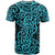 New Zealand T Shirt Maori Pattern Light Blue LT6 - Wonder Print Shop