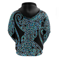 New Zealand Hoodie Maori Pattern Papua Shell LT6 - Wonder Print Shop