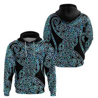 New Zealand Hoodie Maori Pattern Papua Shell LT6 - Wonder Print Shop