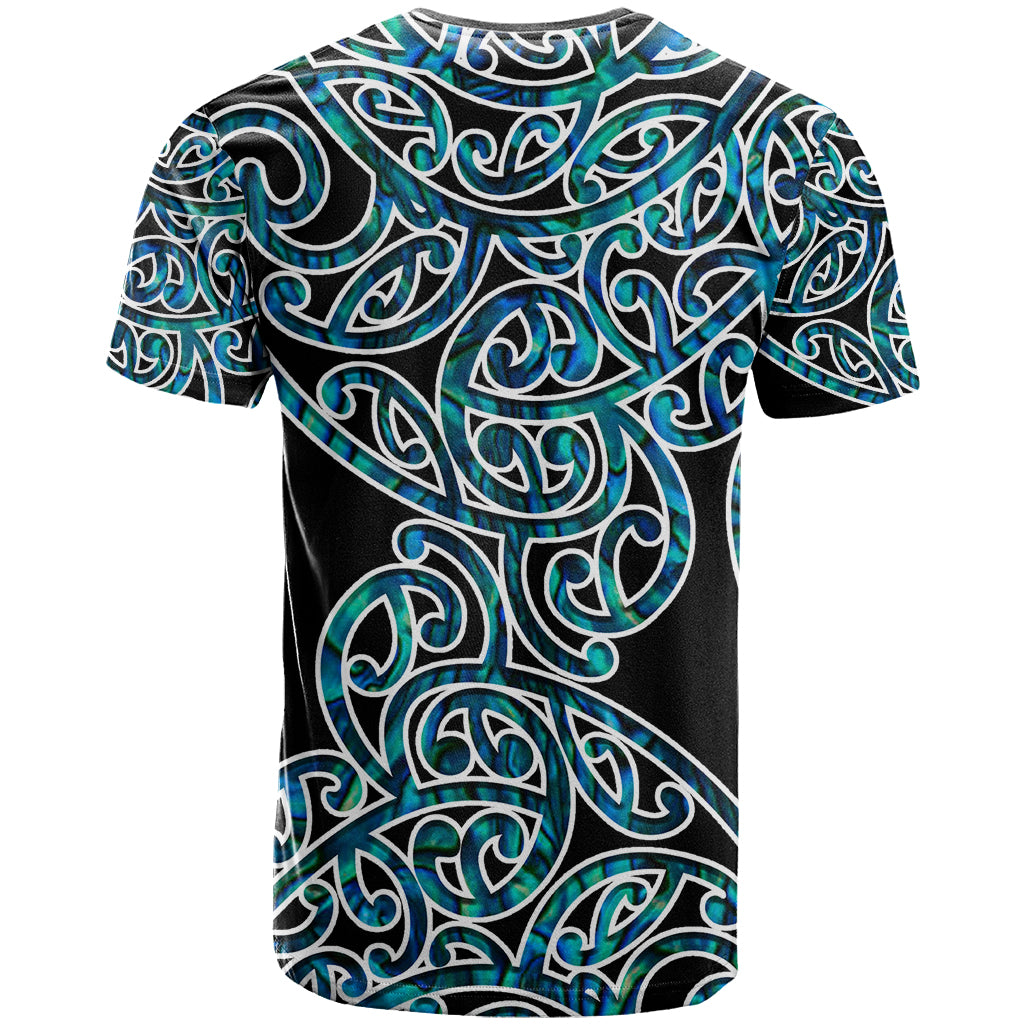 New Zealand T Shirt Maori Pattern Papua Shell LT6 - Wonder Print Shop