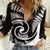 New Zealand Women Casual Shirt Maori With Silver Fern White LT6 - Wonder Print Shop