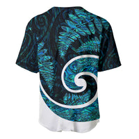 New Zealand Baseball Jersey Maori With Silver Fern Papua Shell Green Ver.1 LT6 - Wonder Print Shop