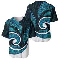 New Zealand Baseball Jersey Maori With Silver Fern Papua Shell Green Ver.1 LT6 - Wonder Print Shop