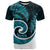 New Zealand T Shirt Maori With Silver Fern Papua Shell Green Ver.1 LT6 - Wonder Print Shop
