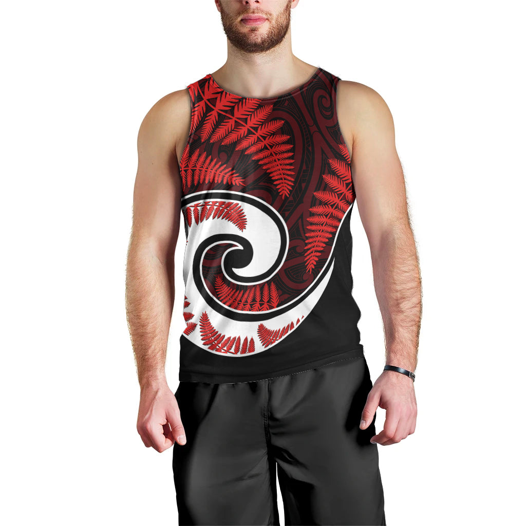 new-zealand-men-tank-top-maori-with-silver-fern-red