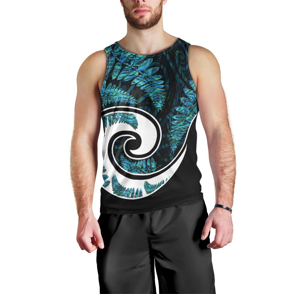 new-zealand-men-tank-top-maori-with-silver-fern-papua-shell-green-ver2