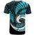 New Zealand T Shirt Maori With Silver Fern Light Blue LT6 - Wonder Print Shop