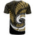 New Zealand T Shirt Maori With Silver Fern Gold LT6 - Wonder Print Shop