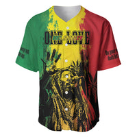 Legend Bob Personalized Baseball Jersey Reggae Grunge LT7 - Wonder Print Shop