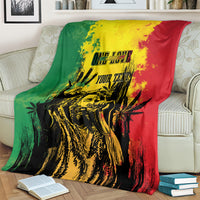 Bob Marley Personalized Blanket Reggae Grunge