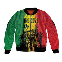 Legend Bob Personalized Bomber Jacket Reggae Grunge LT7 - Wonder Print Shop