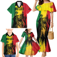 Legend Bob Personalized Family Matching Mermaid Dress and Hawaiian Shirt Reggae Grunge LT7 - Wonder Print Shop