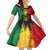 Legend Bob Personalized Family Matching Off Shoulder Maxi Dress and Hawaiian Shirt Reggae Grunge LT7 - Wonder Print Shop