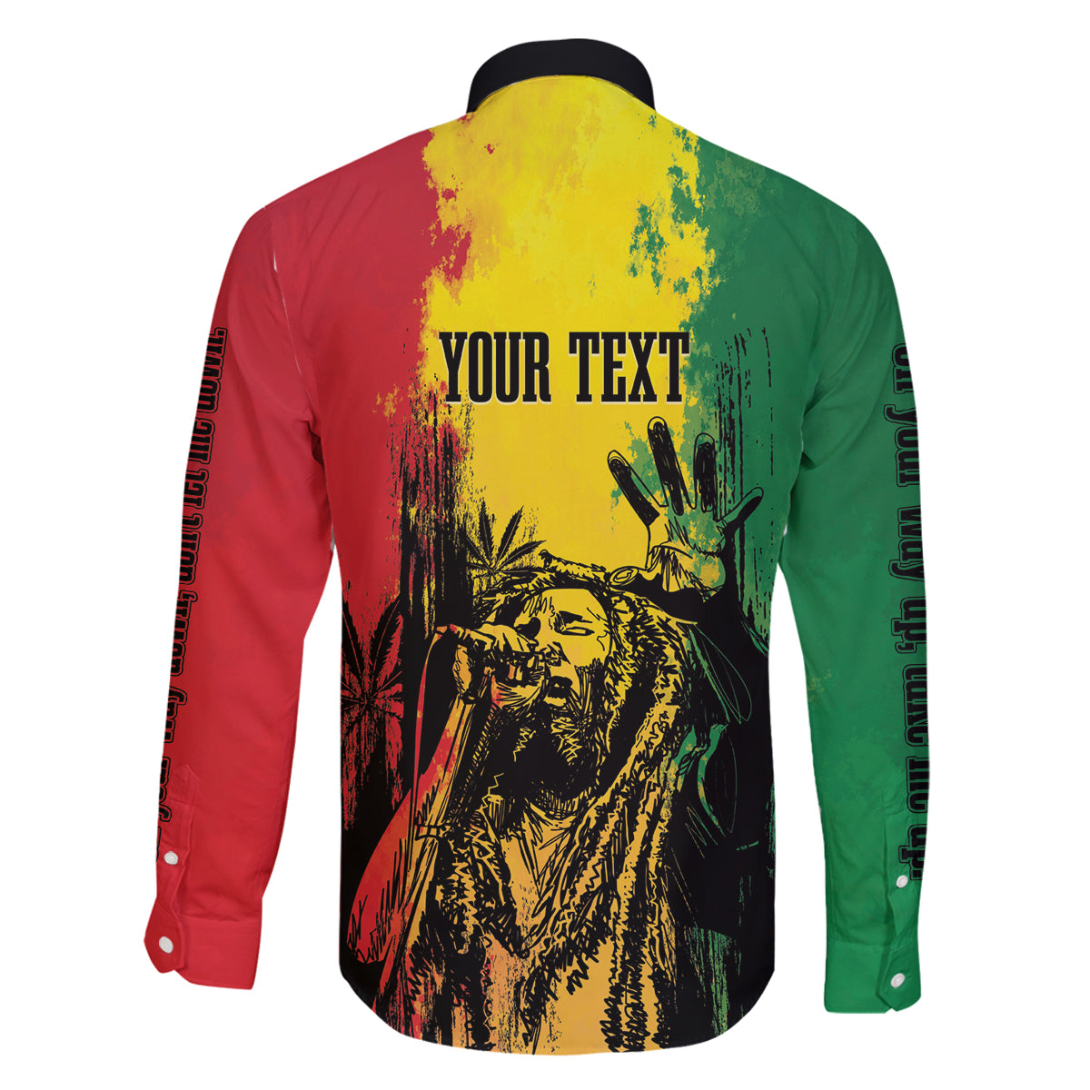 Legend Bob Personalized Family Matching Off Shoulder Maxi Dress and Hawaiian Shirt Reggae Grunge LT7 - Wonder Print Shop