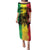 Legend Bob Personalized Family Matching Puletasi and Hawaiian Shirt Reggae Grunge - Wonder Print Shop