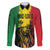 Legend Bob Personalized Family Matching Summer Maxi Dress and Hawaiian Shirt Reggae Grunge - Wonder Print Shop