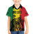 Legend Bob Personalized Family Matching Summer Maxi Dress and Hawaiian Shirt Reggae Grunge - Wonder Print Shop