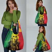 Bob Marley Personalized Grocery Bag Reggae Grunge