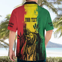 Legend Bob Personalized Hawaiian Shirt Reggae Grunge - Wonder Print Shop