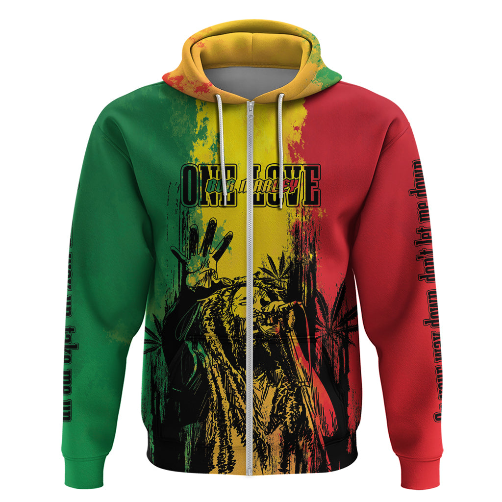 Legend Bob Personalized Hoodie Reggae Grunge - Wonder Print Shop