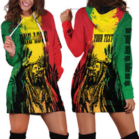 Legend Bob Personalized Hoodie Dress Reggae Grunge - Wonder Print Shop