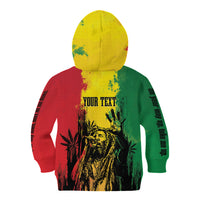 Legend Bob Personalized Kid Hoodie Reggae Grunge - Wonder Print Shop