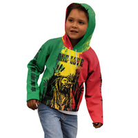 Legend Bob Personalized Kid Hoodie Reggae Grunge - Wonder Print Shop