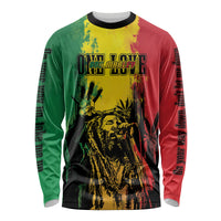 Legend Bob Personalized Long Sleeve Shirt Reggae Grunge - Wonder Print Shop