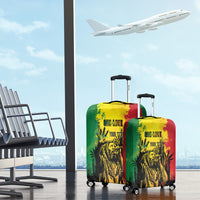Legend Bob Personalized Luggage Cover Reggae Grunge - Wonder Print Shop