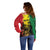 Legend Bob Personalized Off Shoulder Sweater Reggae Grunge - Wonder Print Shop