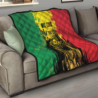 Legend Bob Personalized Quilt Reggae Grunge - Wonder Print Shop