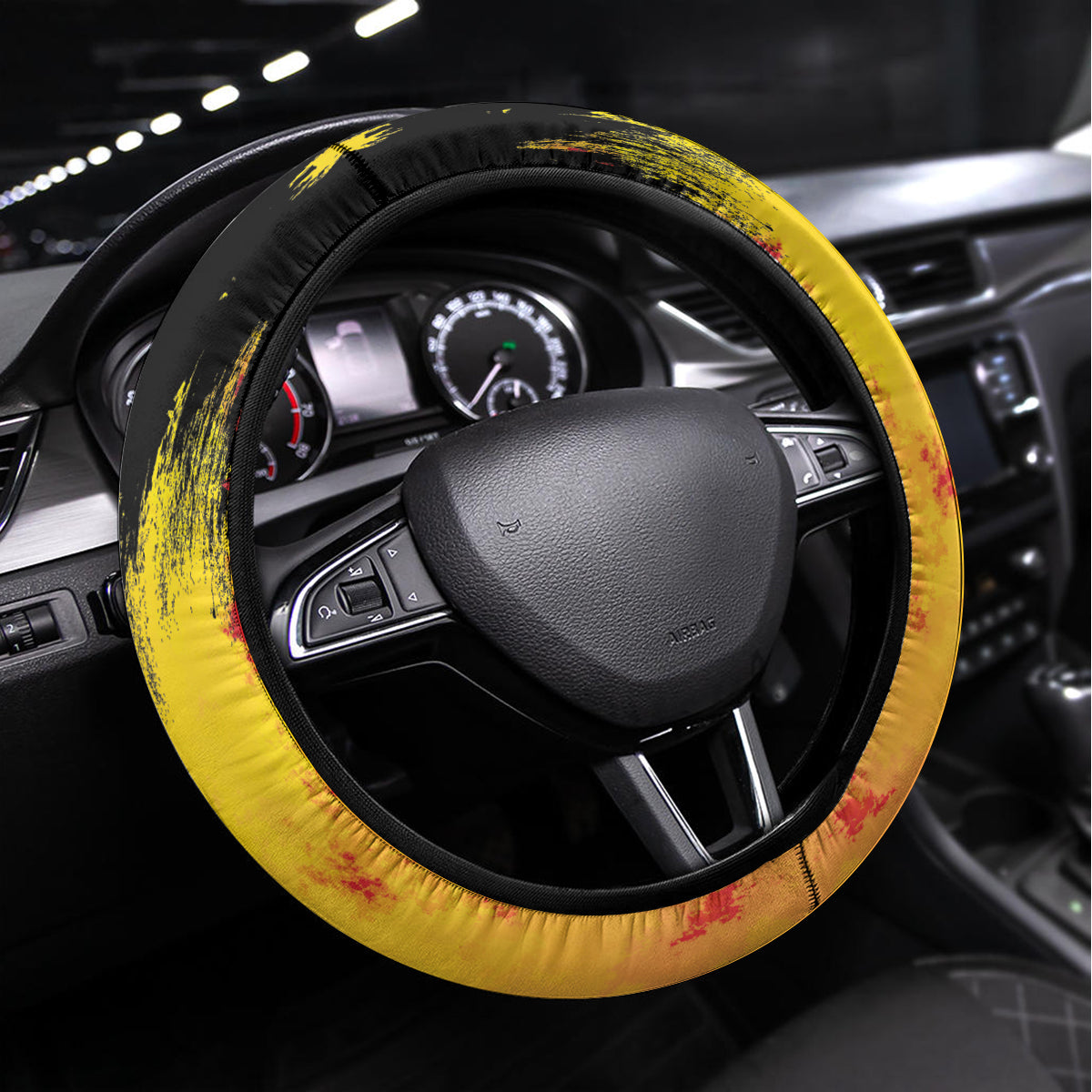 Legend Bob Steering Wheel Cover Reggae Grunge - Wonder Print Shop