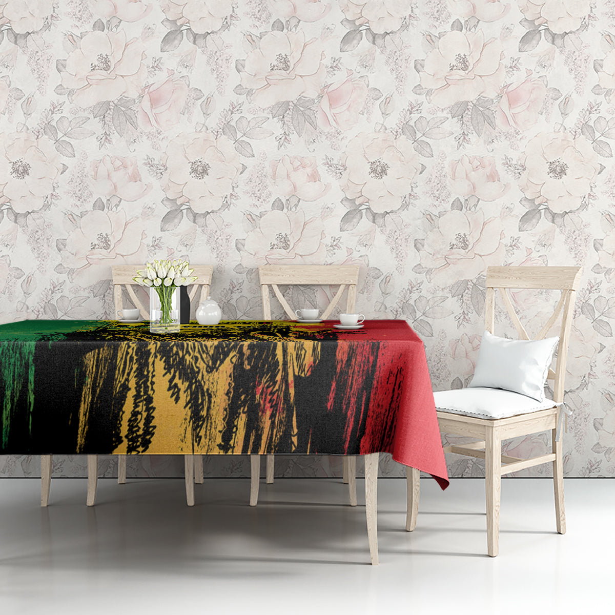 Legend Bob Personalized Tablecloth Reggae Grunge - Wonder Print Shop