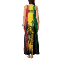 Legend Bob Personalized Tank Maxi Dress Reggae Grunge - Wonder Print Shop