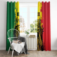 Legend Bob Personalized Window Curtain Reggae Grunge - Wonder Print Shop