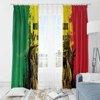 Legend Bob Personalized Window Curtain Reggae Grunge - Wonder Print Shop