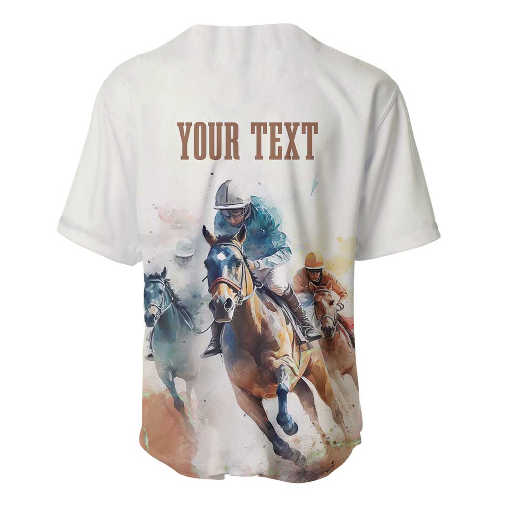 Personalised Kentucky Horse Racing Baseball Jersey 151st Anniversary LT7