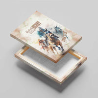 Personalised Kentucky Horse Racing Canvas Wall Art 151st Anniversary LT7