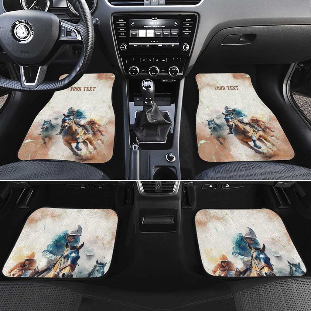 Personalised Kentucky Horse Racing Car Mats 151st Anniversary LT7