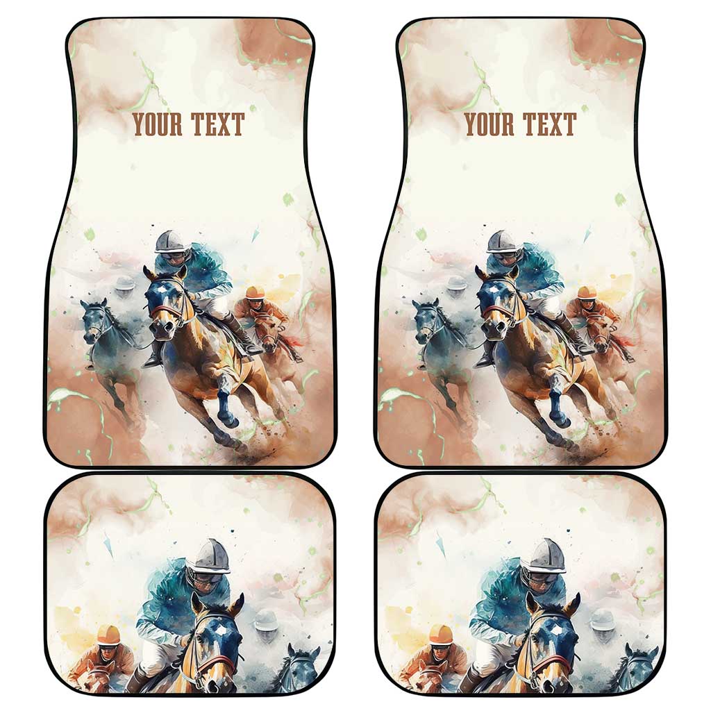 Personalised Kentucky Horse Racing Car Mats 151st Anniversary LT7