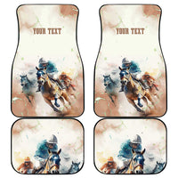 Personalised Kentucky Horse Racing Car Mats 151st Anniversary LT7