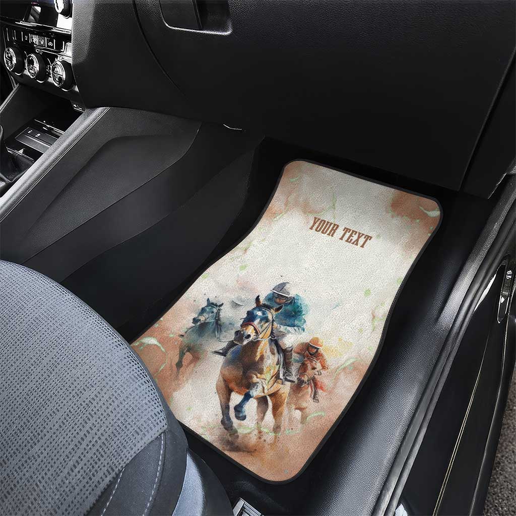 Personalised Kentucky Horse Racing Car Mats 151st Anniversary LT7