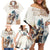 Personalised Kentucky Horse Racing Family Matching Off Shoulder Short Dress and Hawaiian Shirt 151st Anniversary LT7