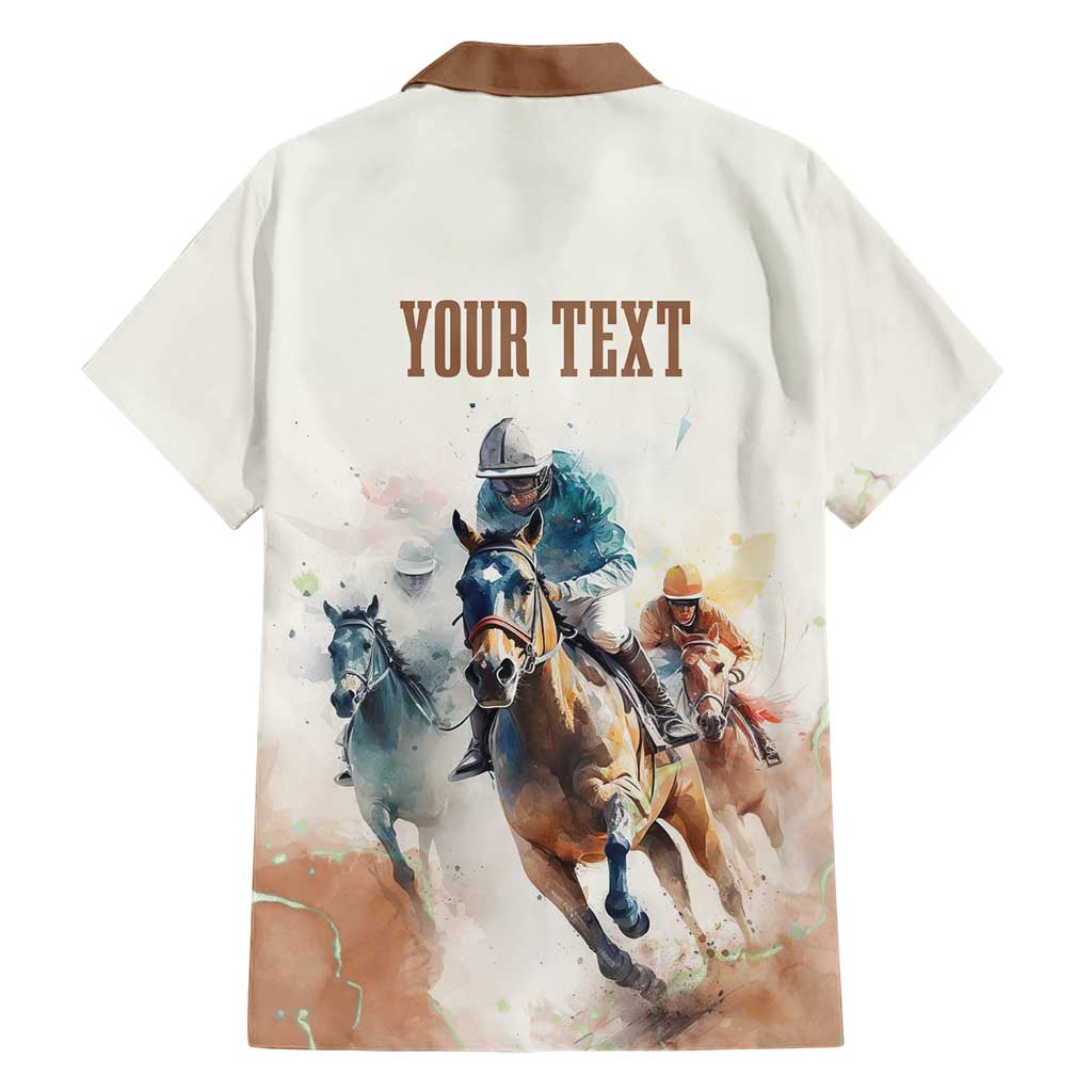 Personalised Kentucky Horse Racing Family Matching Short Sleeve Bodycon Dress and Hawaiian Shirt 151st Anniversary LT7